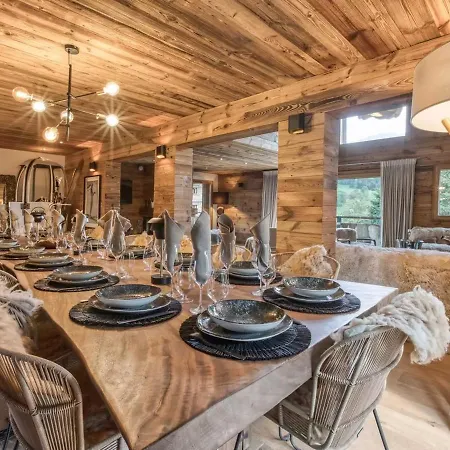 ヴィラ Luxury Chalet Demi-Quartier